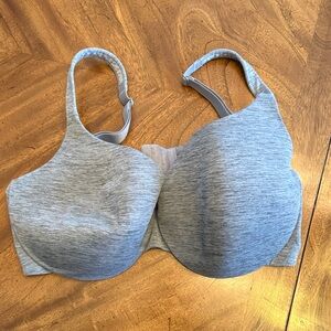 Deesse Lingerie Heather Gray Bra Size 38 F With Underwire